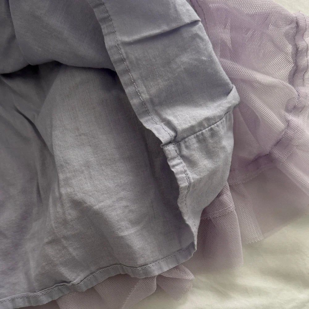 GAP Lavender Ruffle Sleeveless Dress 12-18 months